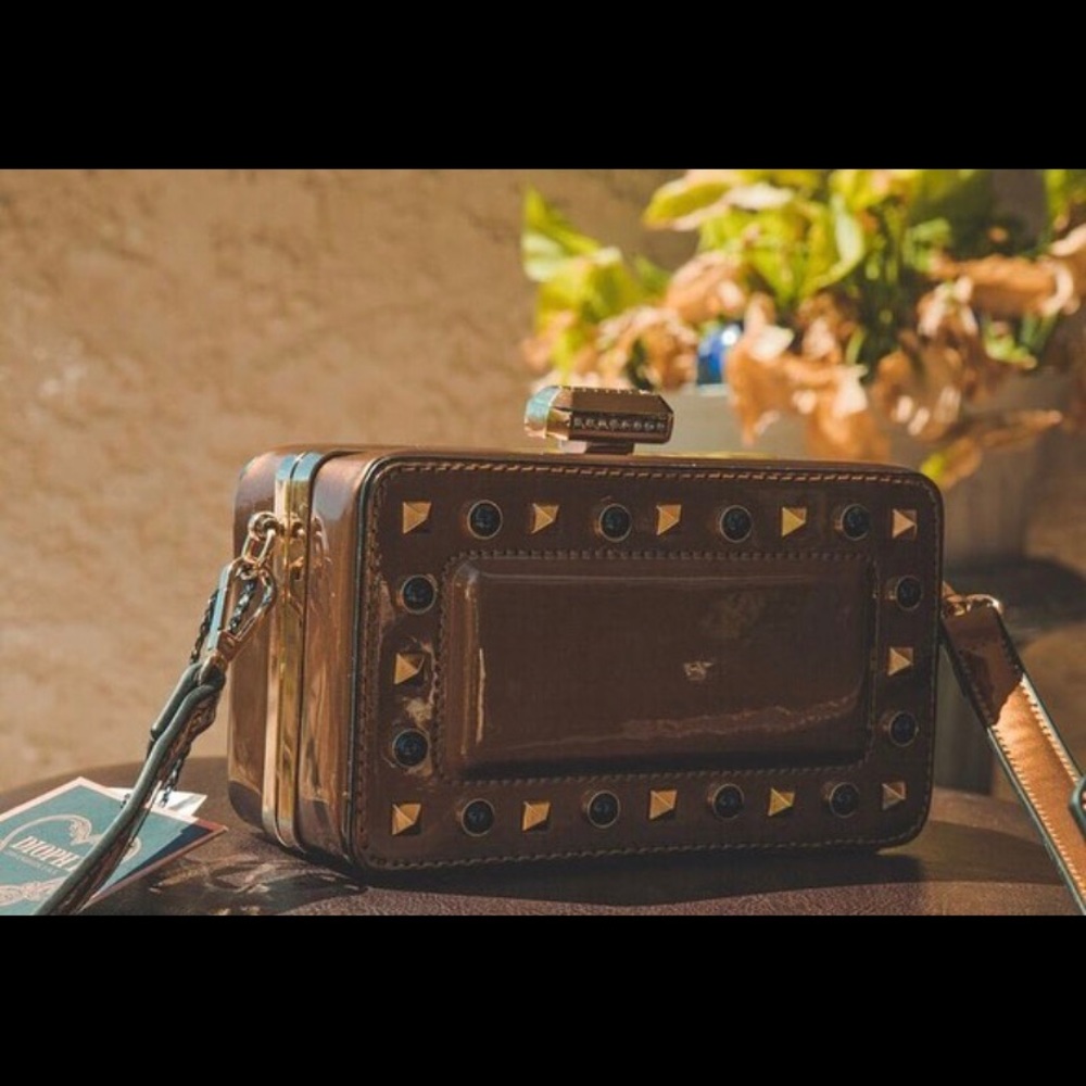 Diophy bronze purse